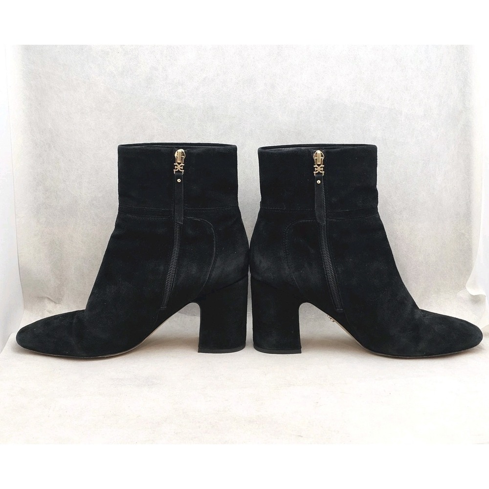EUC Sam Edelman Florah Booties Women's Chic Black Suede High Ankle Size 9 - Picture 4 of 13